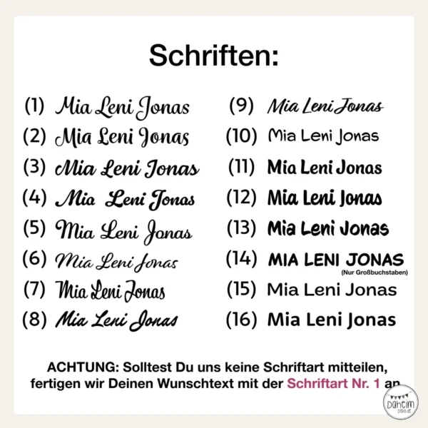 Namenssticker für Kinder-Briefkasten/Briefkasten – Bild 4