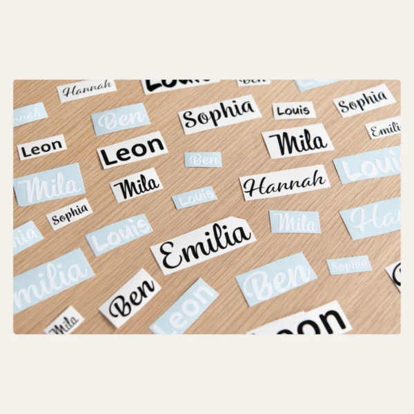 Namenssticker für Kinder-Briefkasten/Briefkasten – Bild 9