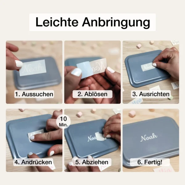 Namenssticker für Kinder-Briefkasten/Briefkasten – Bild 7
