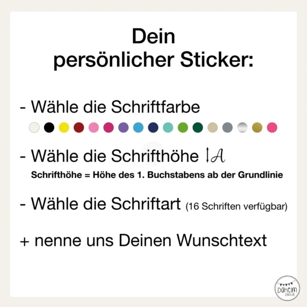 Namenssticker für Kinder-Briefkasten/Briefkasten – Bild 3