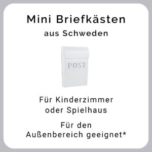 Briefkaten Spielhaus Metall