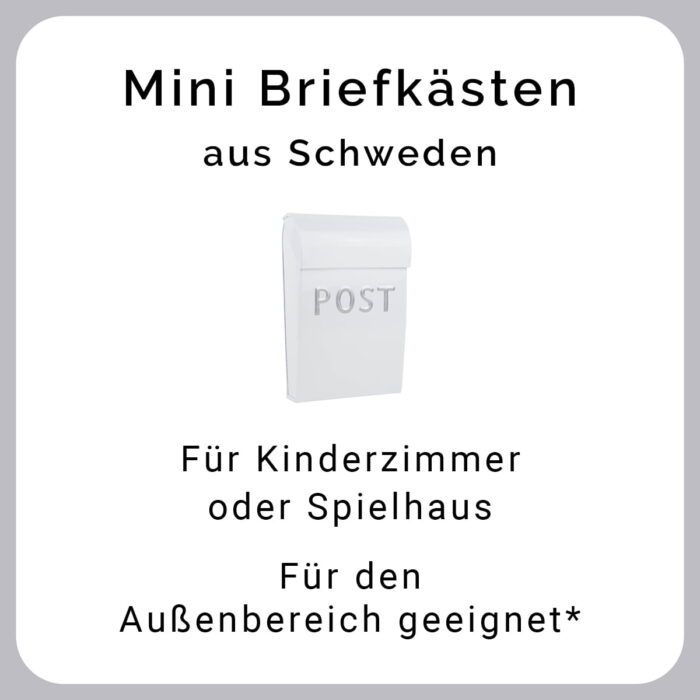 Briefkaten Spielhaus Metall