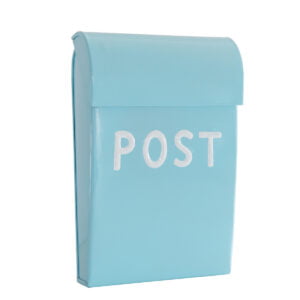 Briefkasten Spielhaus Metall mintblau