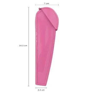 Briefkasten für Kinderspielhaus Pink Metall Seitenansicht