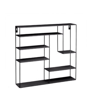 Bruka Design Wandregal schwarz 60 x 60 cm klein