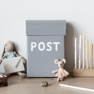 Kleiner Briefkasten Metall grau