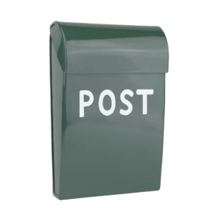 Spielhaus Briefkasten Metall dunkelgrün