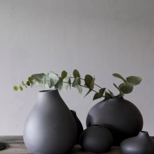 Storefactory Vase Kalla dunkelgrau 302144