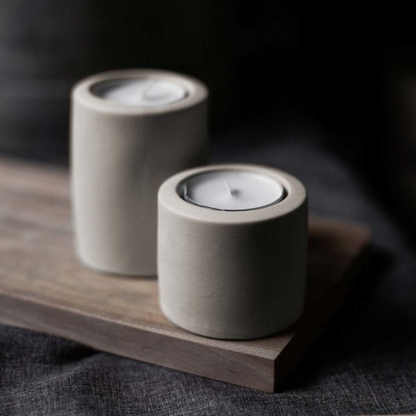 Storefactory Teelichthalter Lekvall Beige | Groß – Bild 3