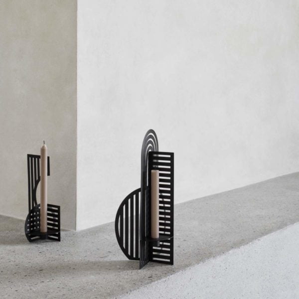 Kristina Dam Kerzenhalter Shadow Schwarz – Bild 4