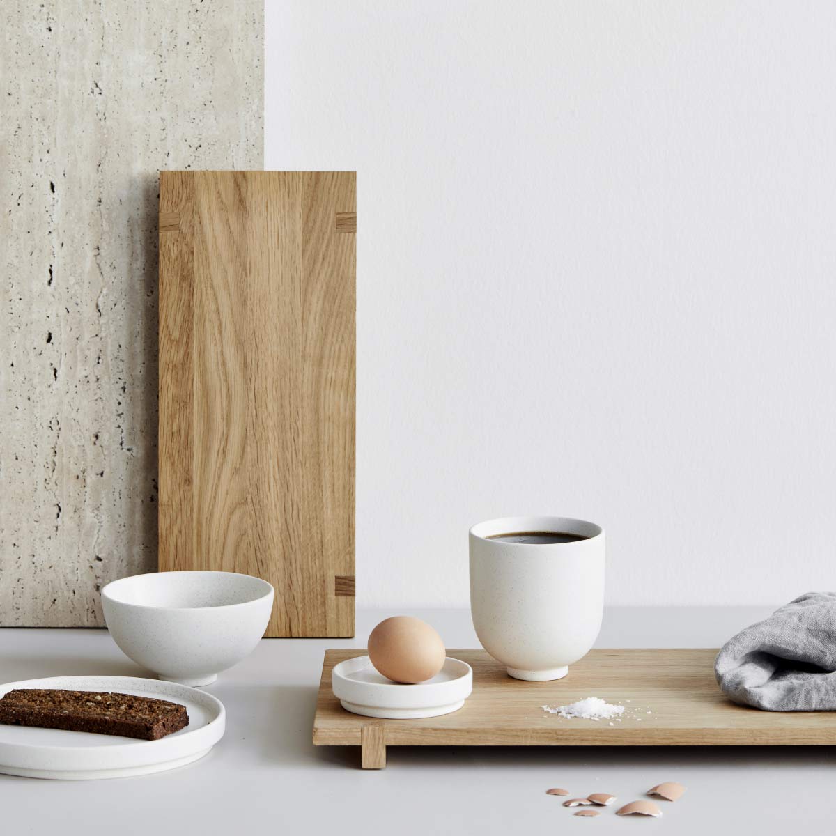 Kristina Dam Servierbrett Japanese Wood Board S | klein – Bild 2