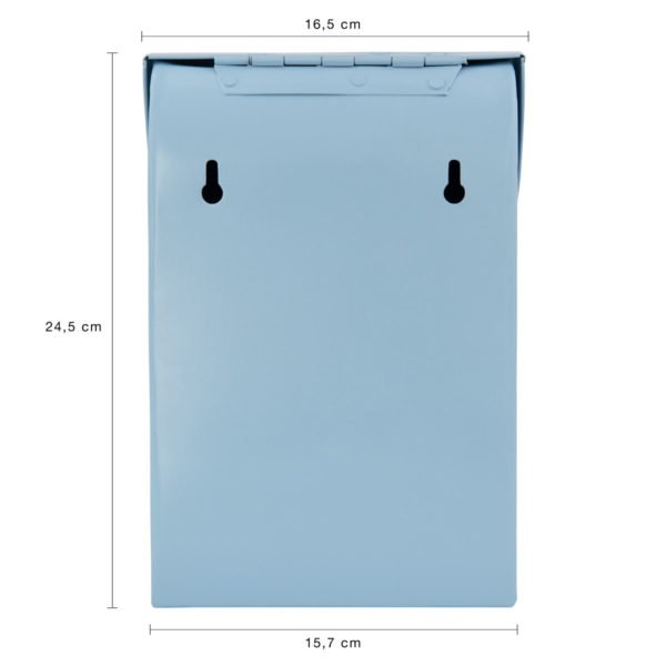 Bruka Design Kinder Briefkasten Mini Hellblau Matt | 25 cm – Bild 6