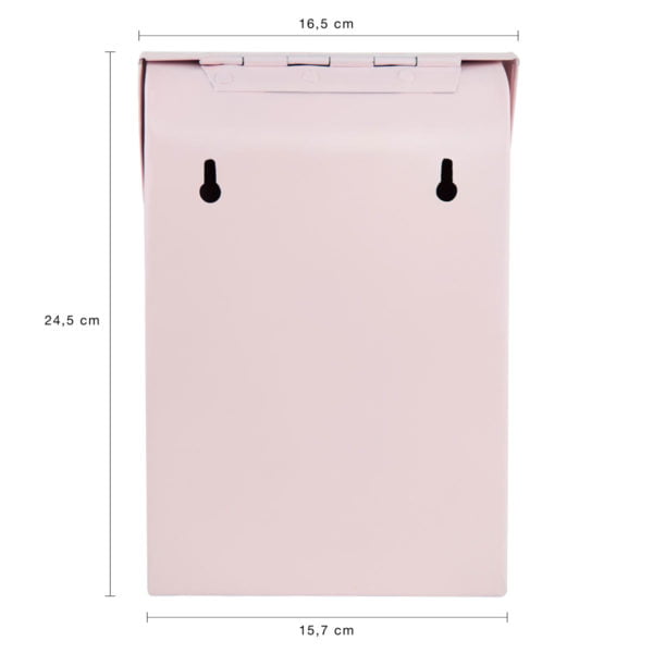 Bruka Design Kinder Briefkasten Mini Rosa Matt | 25 cm – Bild 5