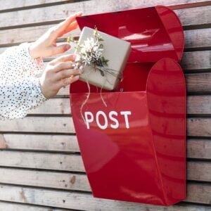 Briefkasten dänisch rot