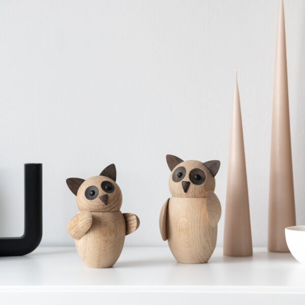 ArchitectMade Eule Bubo Holz Eiche