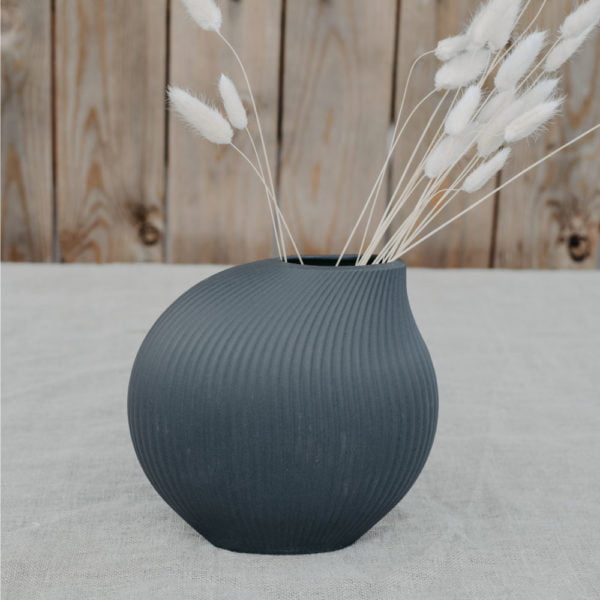 Storefactory Vase Lerbäck Dark Grey | Anthrazit – Bild 2