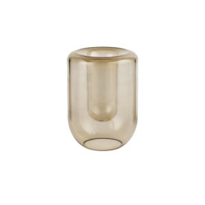 Kristina Dam Vase Opal Brown Topas Large | groß 20 cm