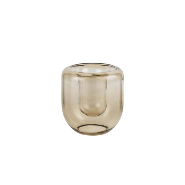 Kristina Dam Vase Opal Brown Topas small (klein) 16 cm