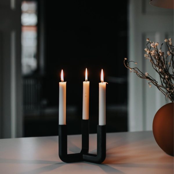 Cooee Design Kerzenhalter LU Schwarz – Bild 2