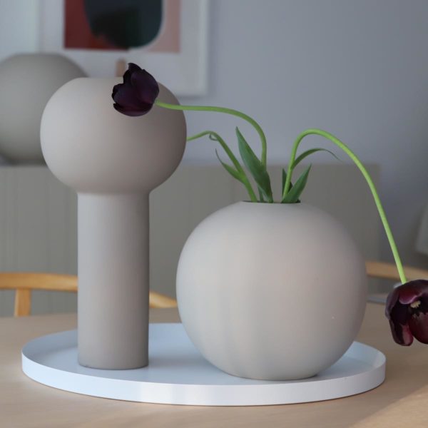 Cooee Design Tablett Circle Weiß | groß 40 cm – Bild 3