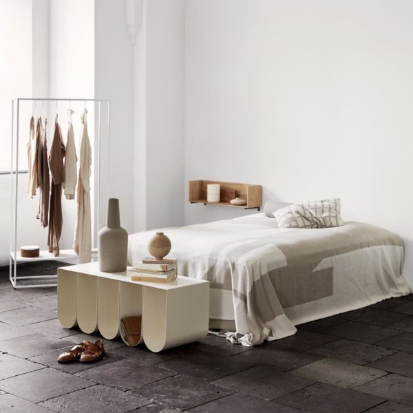 Kristina Dam Sitzbank Curved Bench Beige | Weiß – Bild 6