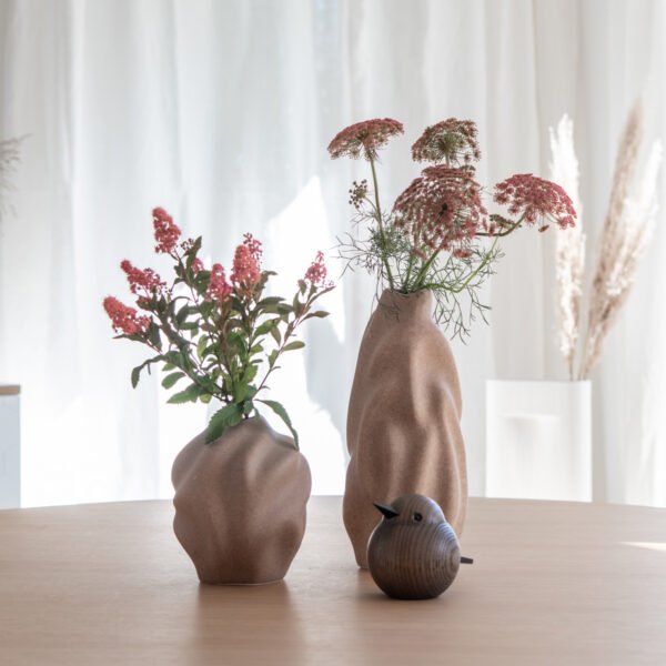 Cooee Drift Walnut Vase
