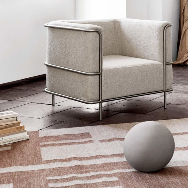 Kristina Dam Studio Modernist Lounge Chair Sessel Beige – Bild 3