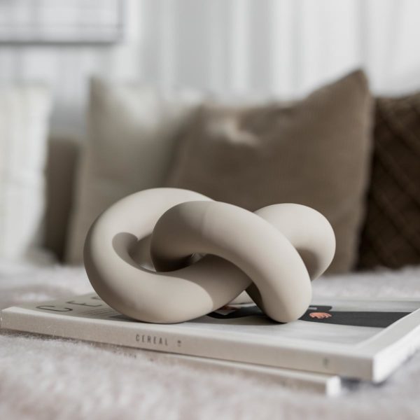 Cooee Design Dekoobjekt Knot Sand | groß 19 cm – Bild 4