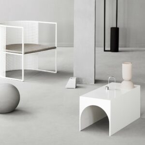 Kristina dam Beistelltisch Arch beige