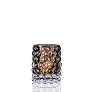 Skogsberg&Smart Windlicht Boule Smokey Grey Tobacco | klein