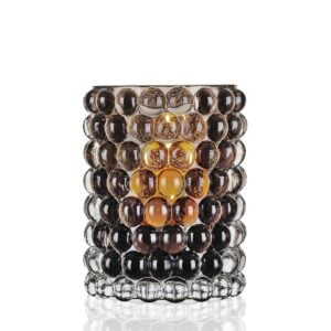 Skogsberg&Smart Windlicht Vase Boule Smokey Grey | Tobacco