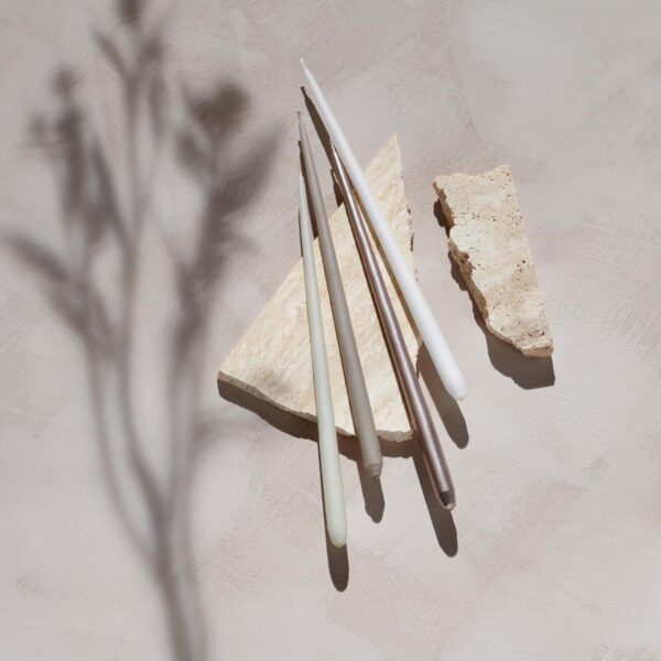 STOFF Nagel Kerzen 6er-Set Sand – Bild 2