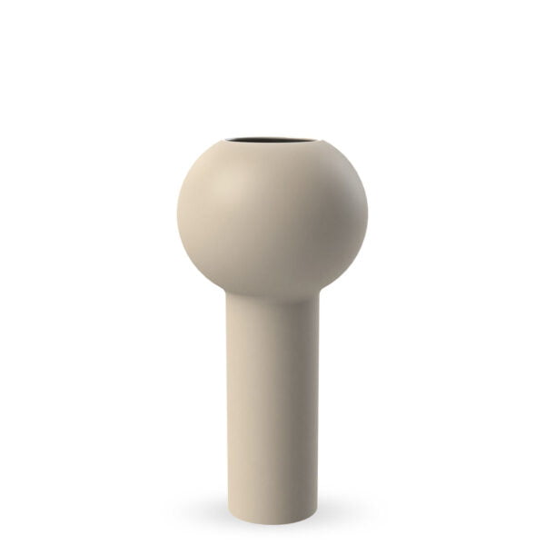 Cooee Pillar Vase sand 24 cm beige