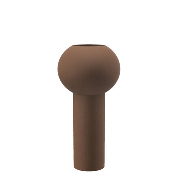 Cooee Pillar Vase coconut 24 cm braun