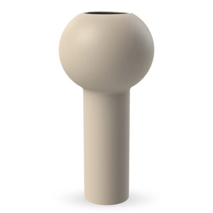 Cooee Pillar Vase sand 32 cm beige