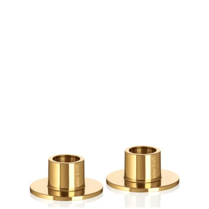 Ester Erik Kerzenhalter Spitzkerzen gold glänzend klein small