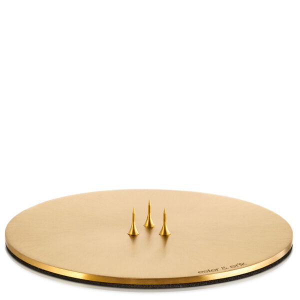 Ester&Erik Kerzenteller gold matt medium 12 cm