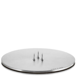 Ester&Erik Kerzenteller silber matt medium 12 cm