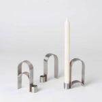 Kristina Dam Arch Vol. 3 Kerzenhalter Stahl (silber) – Bild 2