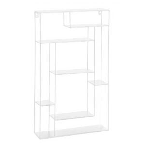Wandregal Metall weiß Bruka Design 80 x 40 cm