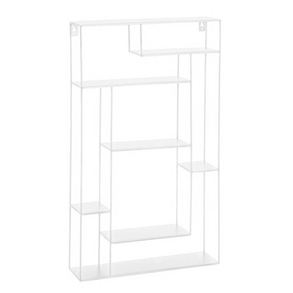 Wandregal Metall weiß Bruka Design 80 x 40 cm