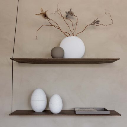 Cooee Bonbonniere Osterei Weiß White/Mud groß