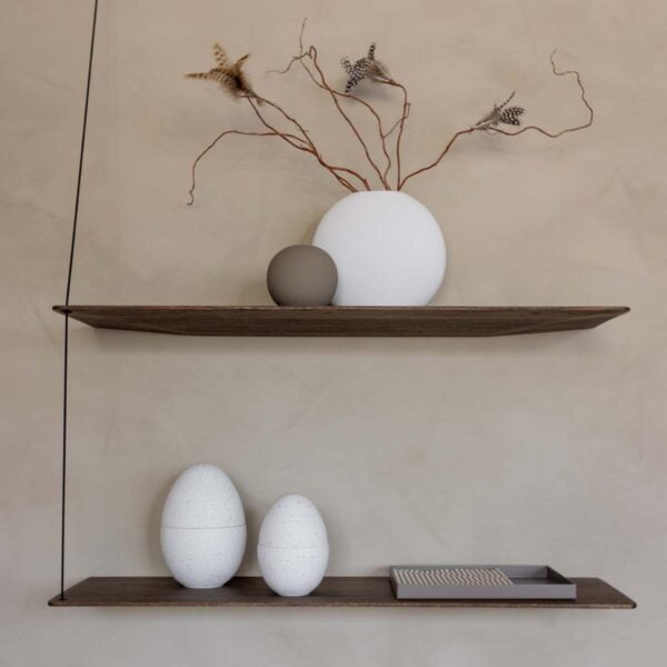 Cooee Bonbonniere Osterei Weiß White/Mud groß