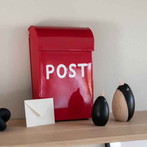 Mini Briefkasten Schweden rot