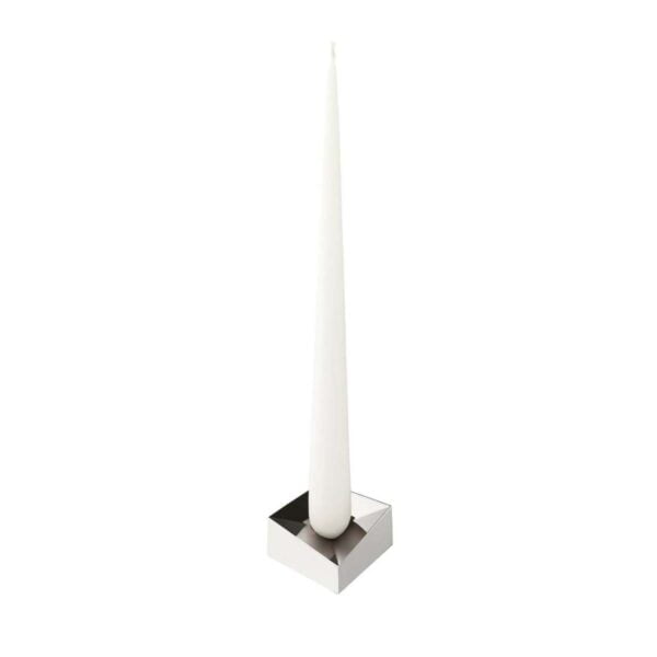 STOFF Nagel Reflect Kerzenhalter Chrom | groß 3,2 cm
