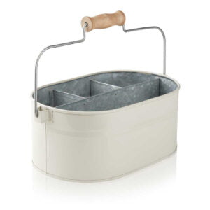 Humdakin Aufbewahrung Eimer Zink Beige