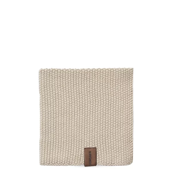 Humdakin Gestrickter Spüllappen beige light stone