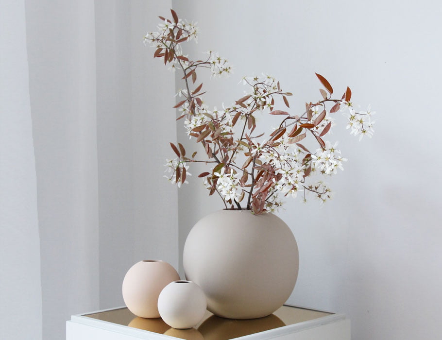Cooee Ball vase Beige sand