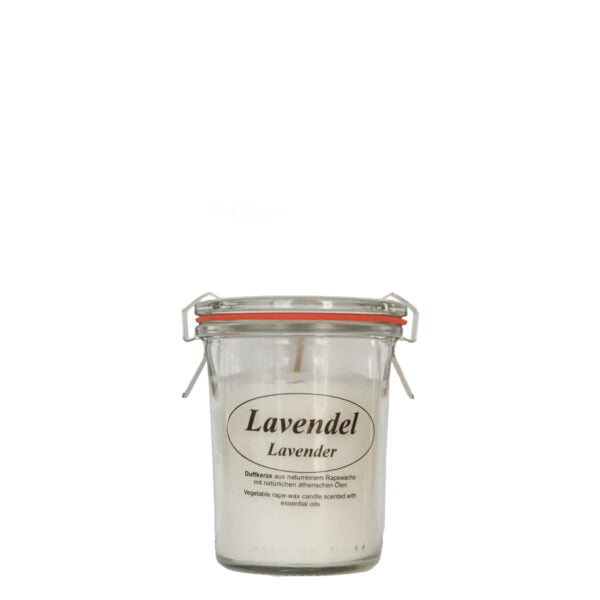 Duftkerze Rapswachs Lavendel