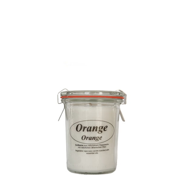 Duftkerze Rapswachs Orange